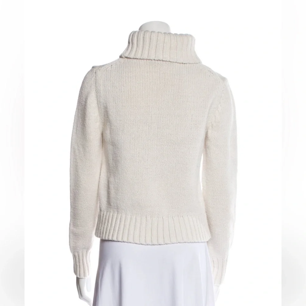 Jenni Kayne White Turtleneck - Picture 3 of 4